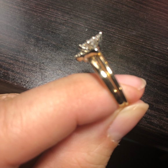 14k gold bridal set - Picture 2 of 6